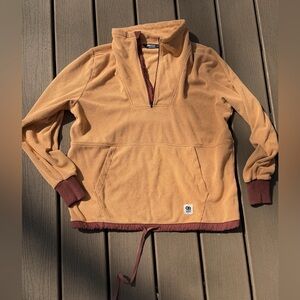 Outdoor Research trail mix waffle-grid 1/4 zip fleece